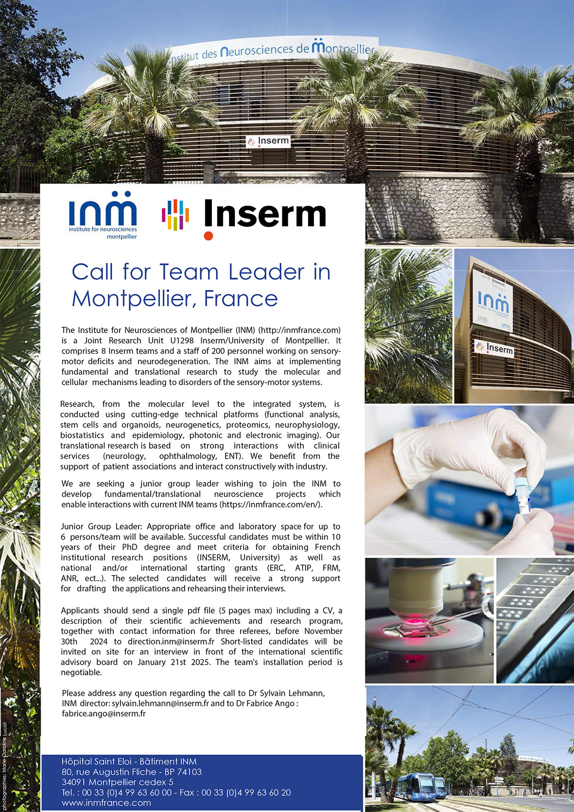 Call New Group INM Montpellier 2025